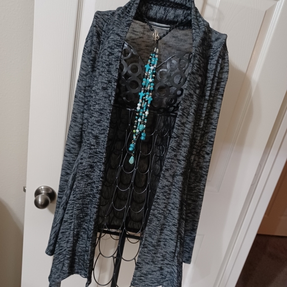 Papaya - Open Front Cardigan - Picture 6 of 7